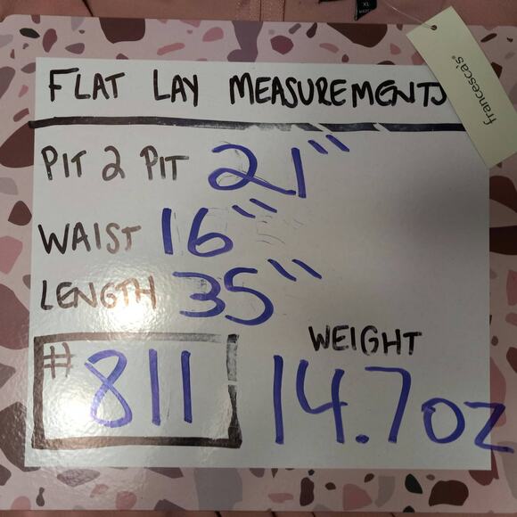 NWT Trixxi Francesca's Pink Shirred Fit & Flare Dress Sz XL Faux Wrap Shirred - Picture 6 of 10